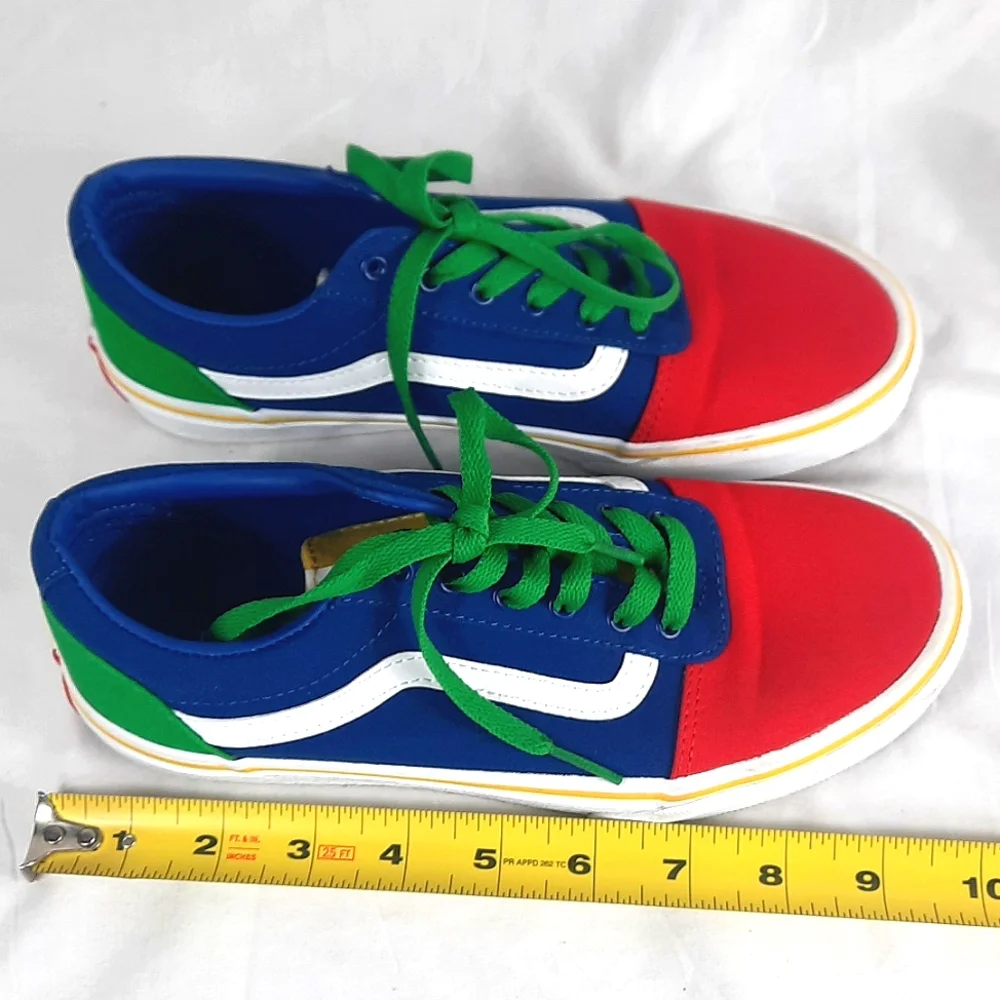 Vans Off The Wall Unisex Youth Shoes Size 5 Colorful Old Skool